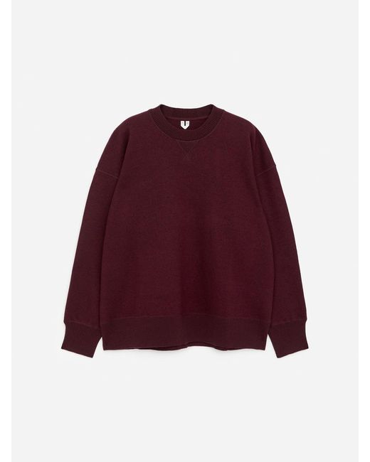 ARKET Red Wool-Blend Sweatshirt