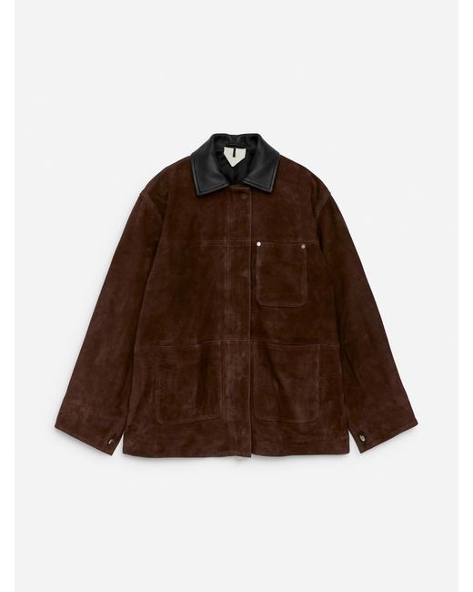 ARKET Brown Suede Jacket