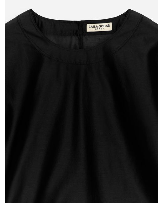ARKET Black And Laila Gohar Tie-Back Top