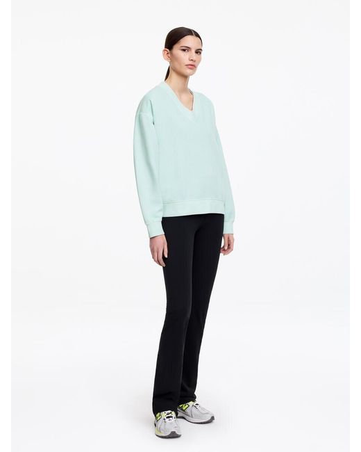 ARKET Blue V-Neck Sweatshirt