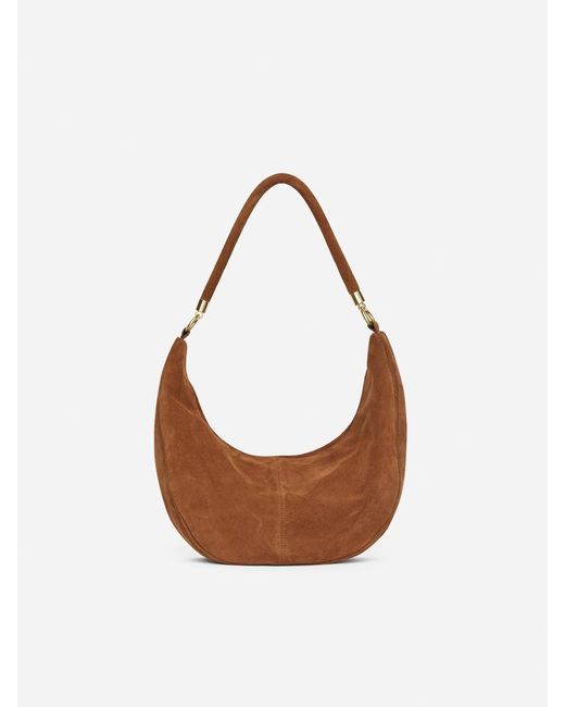 ARKET Black Split Suede Shoulder Bag