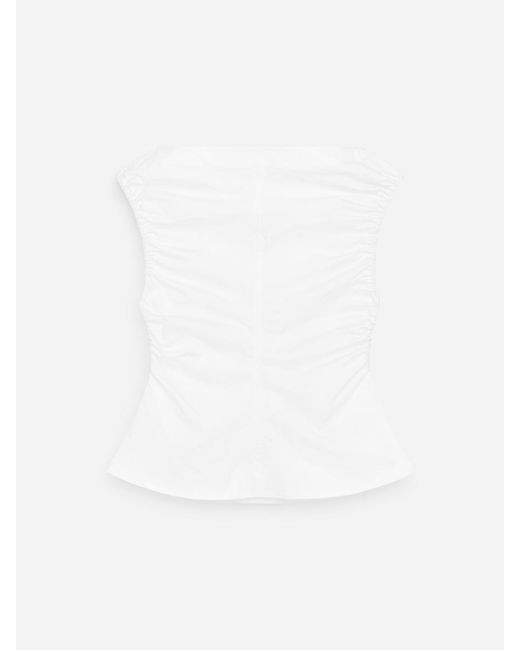 ARKET White Boat-Neck Top