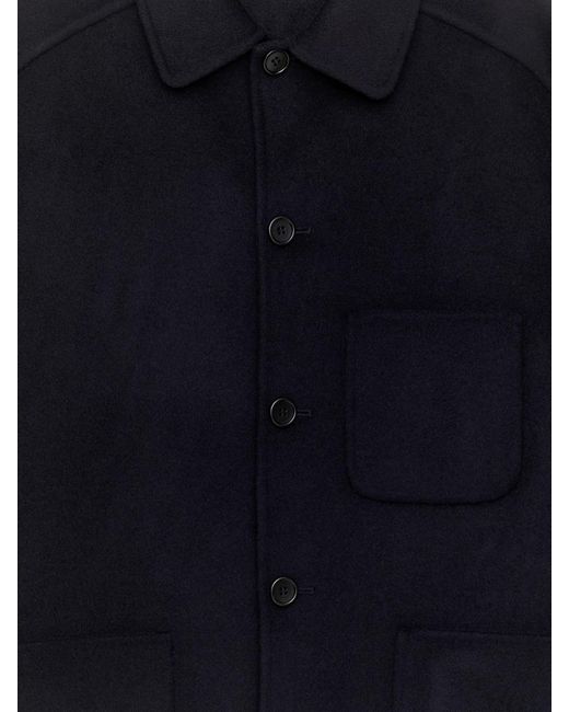 ARKET Black Double-Face Wool Blend Jacket for men