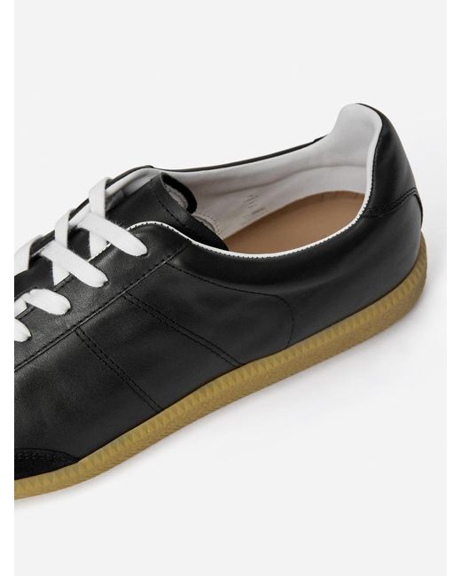 ARKET Black Leather Trainers for men