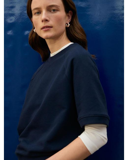 ARKET Blue French Terry Sweatshirt