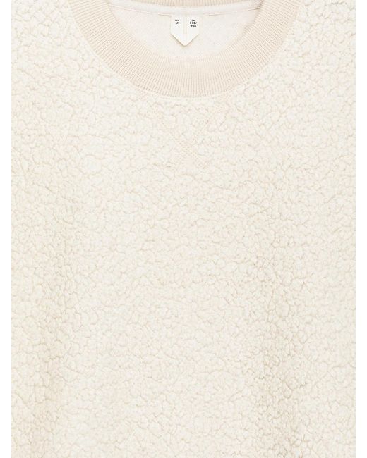 ARKET Natural Wool-Blend Fleece Sweatshirt