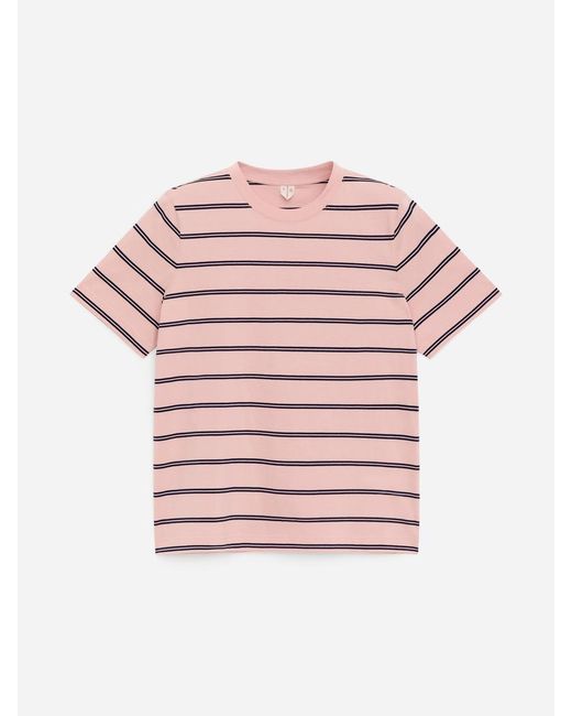 ARKET Red Signature Short-Sleeve T-Shirt