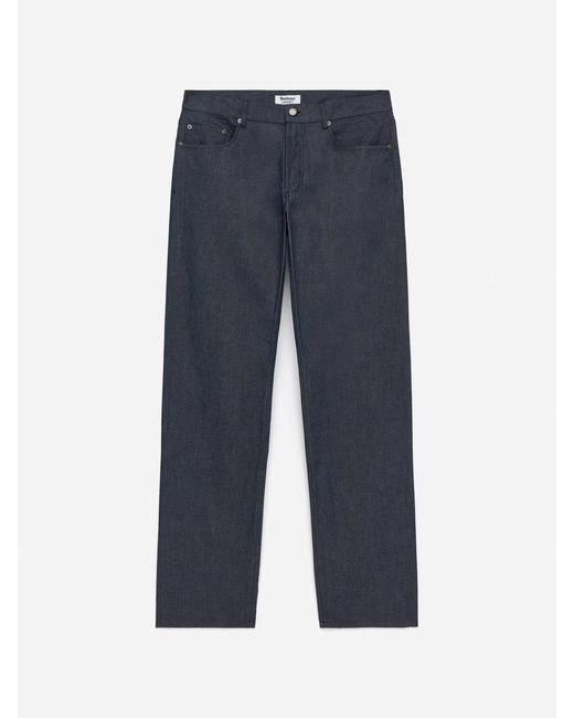 ARKET Blue And Barbour Dry-Waxed Loose Straight Jeans for men