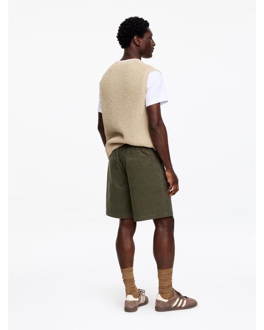 ARKET Metallic Corduroy Shorts for men