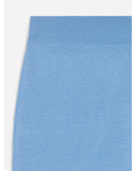 ARKET Blue Mini Merino Skirt