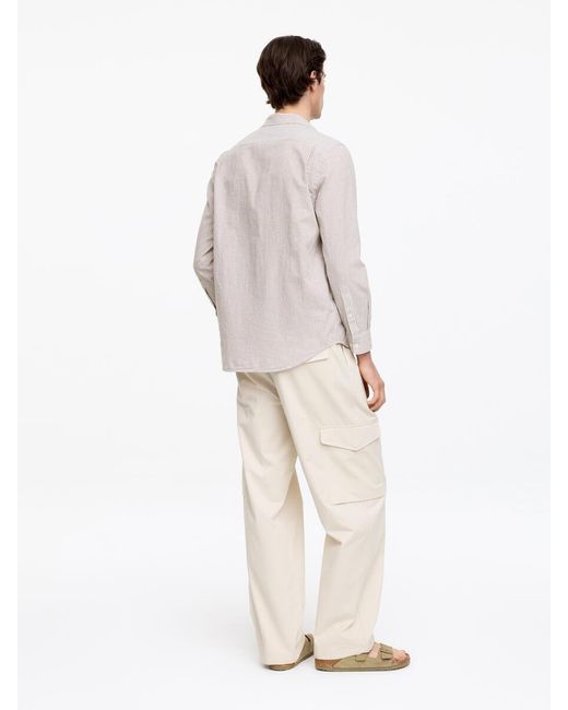 ARKET White Cotton Blend Shirt for men