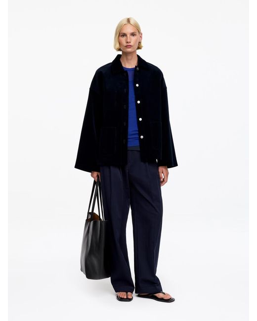 ARKET Blue Long-Sleeved Merino Top