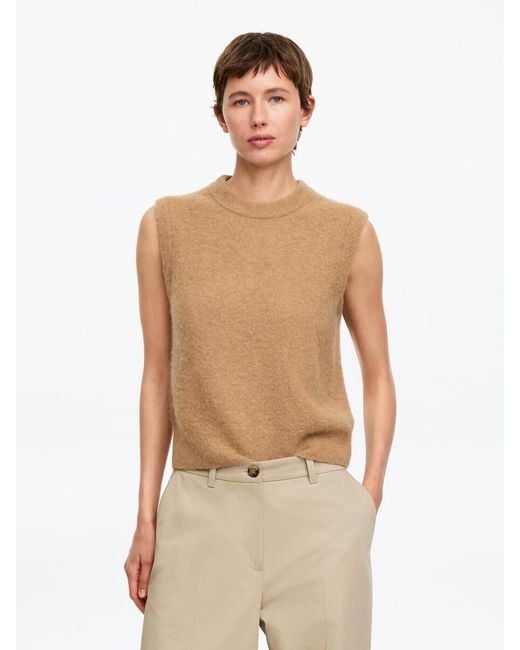 ARKET Natural Alpaca-Wool Blend Vest