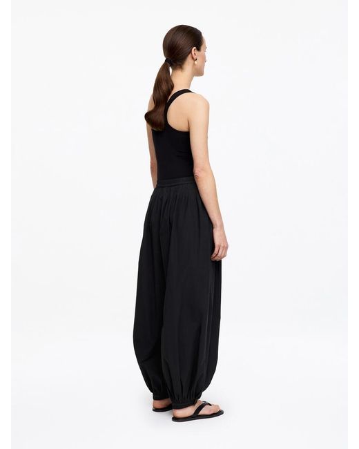ARKET Blue Balloon Cotton Trousers