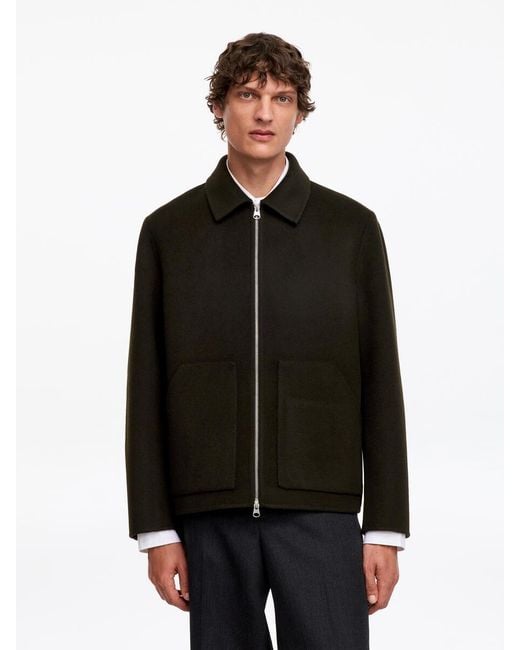 ARKET Black Double-Face Wool Blend Jacket for men