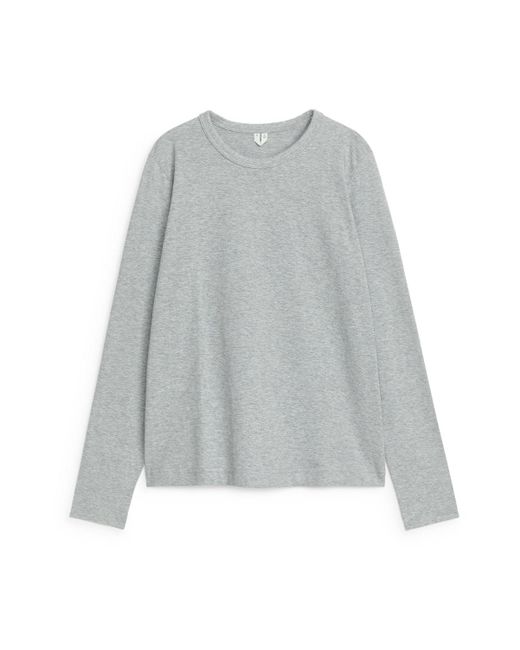 ARKET Gray Long-sleeved T-shirt