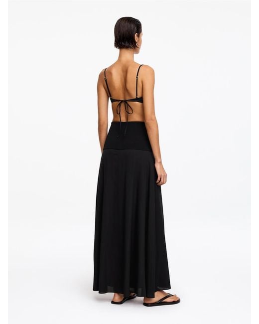 ARKET White Flowy Maxi Skirt