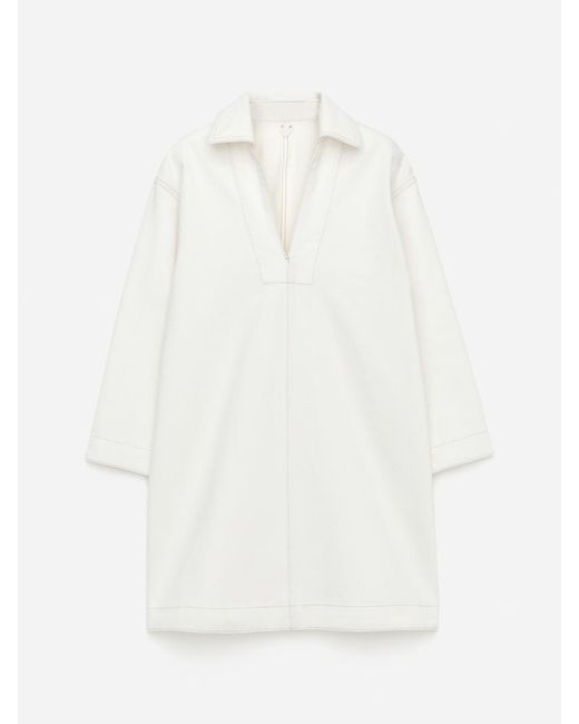 ARKET White Denim Tunic