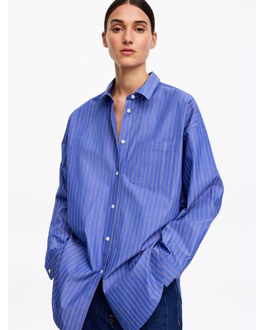 ARKET Blue Oversized Shirt