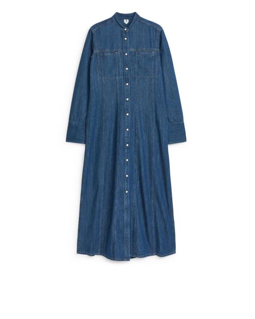 ARKET Blue Denim Dress