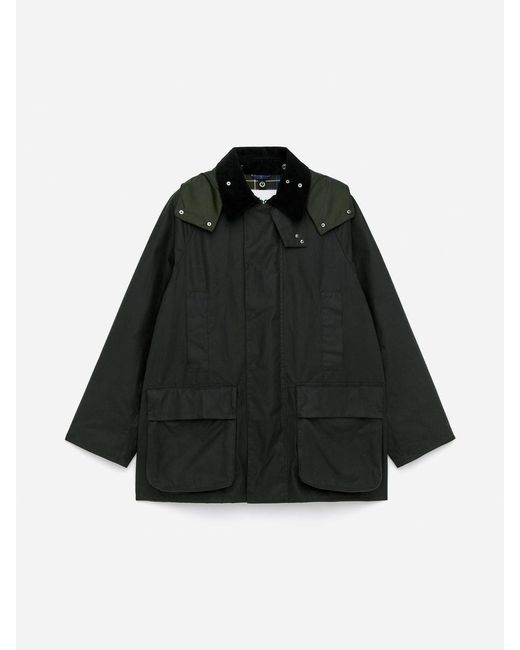 ARKET Black And Barbour Waxed Cotton Jacket for men