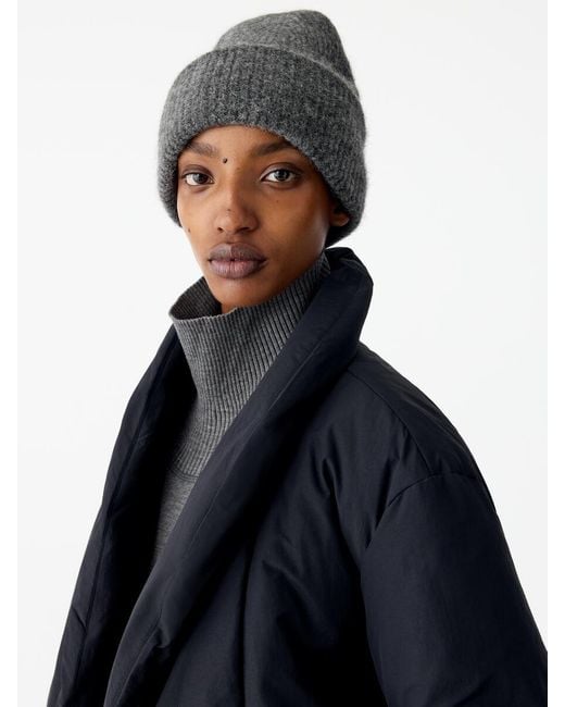 ARKET Blue Alpaca-Wool Blend Beanie