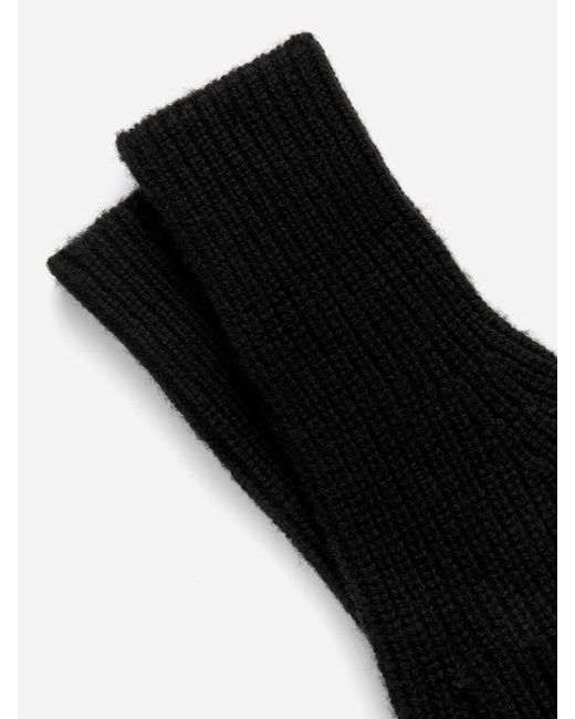 ARKET Black Wool Gloves