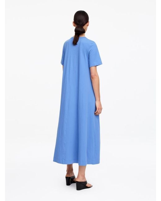 ARKET Blue Maxi T-Shirt Dress