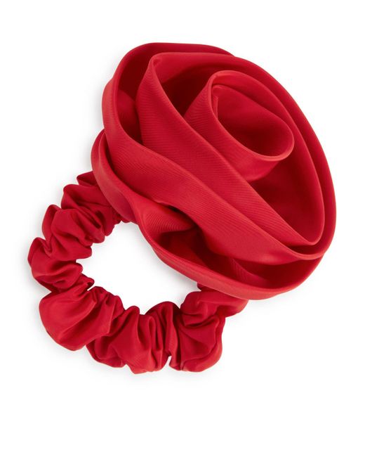 ARKET Red Rose Scrunchie