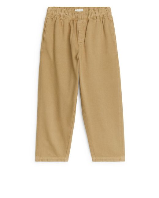 ARKET Natural Relaxed Chino Trousers for men