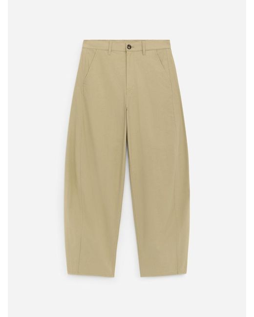 ARKET Natural Barrel-Leg Trousers