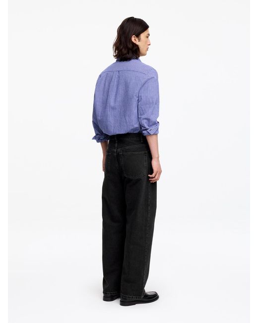 ARKET Black Mist Wide Jeans for men
