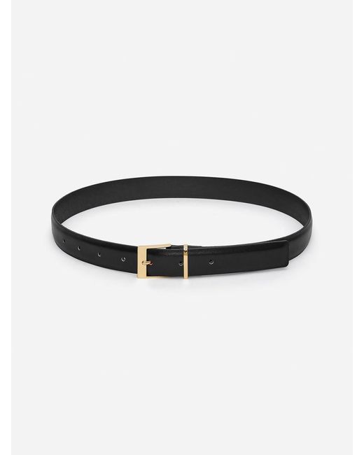 ARKET Black Leather Belt