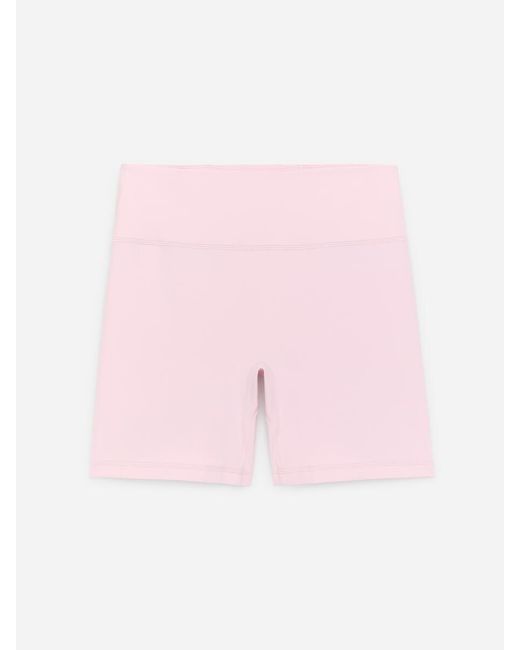 ARKET White Soft Stretch Biker Shorts