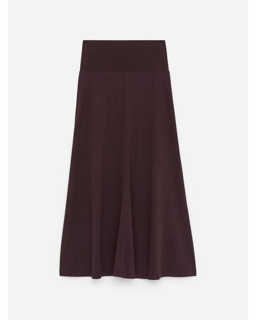 ARKET Purple Fluid Maxi Skirt