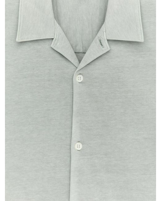 ARKET Gray Short-Sleeve Jersey Shirt for men
