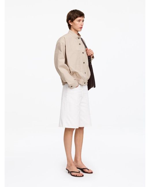 ARKET White Pima Cotton Overshirt