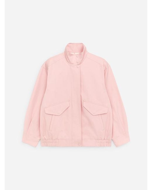 ARKET Pink Harrington Jacket