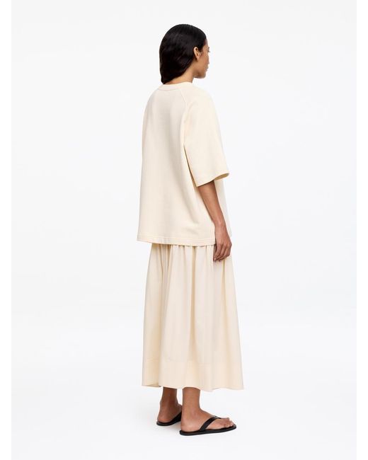ARKET White Short-Sleeve Sweatshirt
