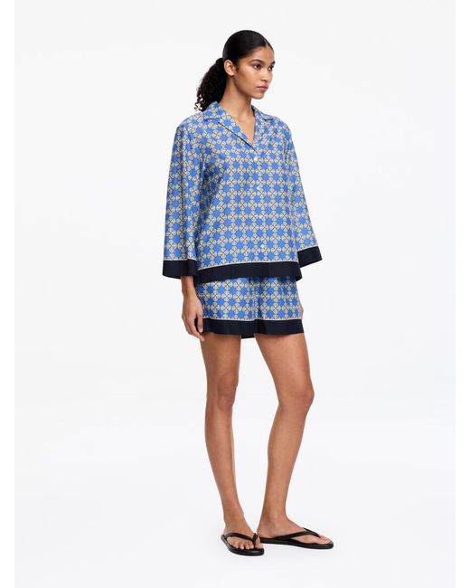 ARKET Blue Lyocell Blend Shirt