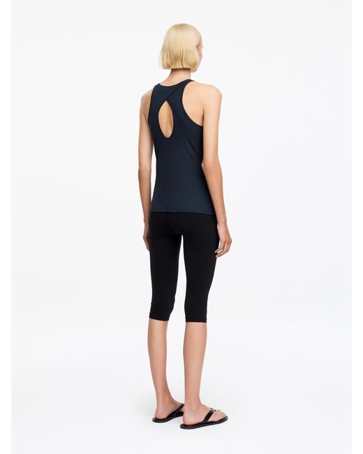 ARKET Blue Ribbed Tank Top