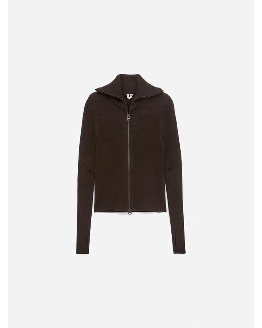 ARKET Black Zip Cardigan