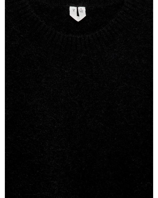 ARKET Black Alpaca-Wool Blend Jumper