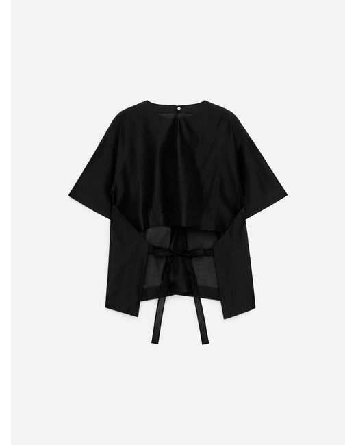 ARKET Black And Laila Gohar Tie-Back Top