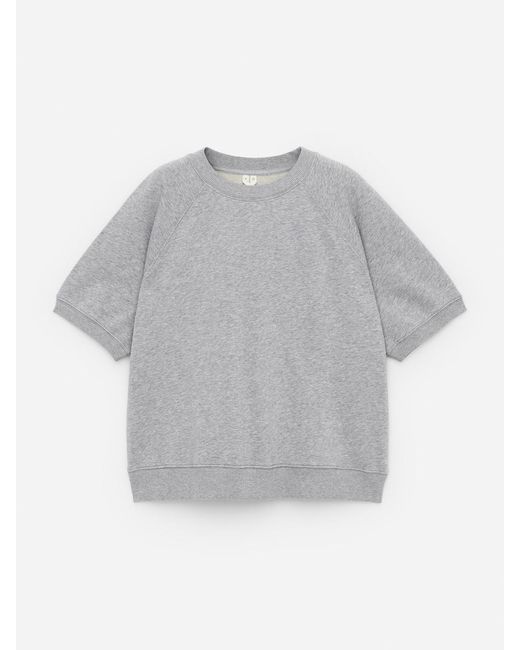 ARKET White French Terry Sweatshirt