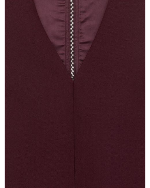 ARKET Red Wool-Blend Dress