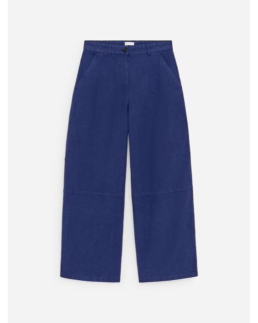 ARKET Blue Cargo Trousers