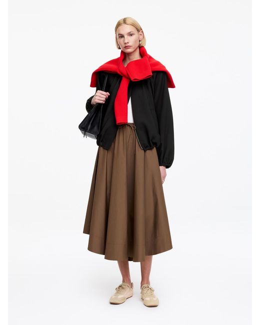ARKET Black Bubble-Hem Jacket