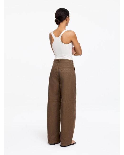 ARKET Brown Cargo Trousers