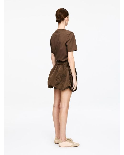 ARKET Natural Mini Bubble Skirt